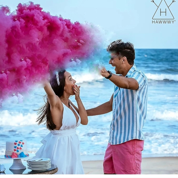 NEW Hawwwy Colored Powder-Gender Reveal Powder-Color Run - 2 lbs of Pink Powder - Picture 7 of 7